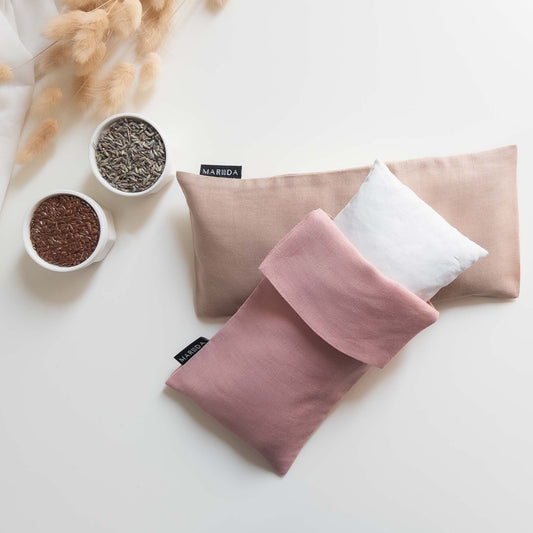 SET 2 CUSCINI PER OCCHI ALLA LAVANDA - Tencel™️ Lyocell