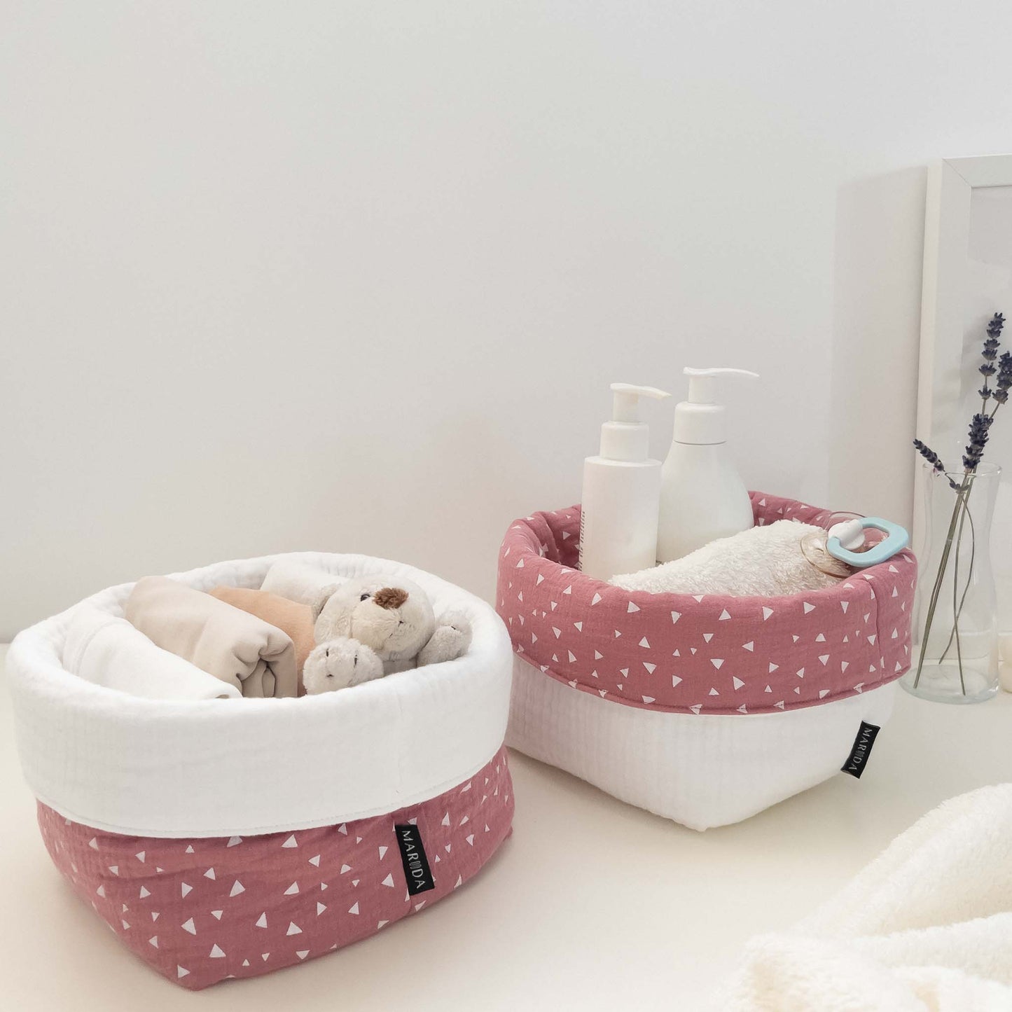 ORGANIZER MEDIUM - Pink flakes