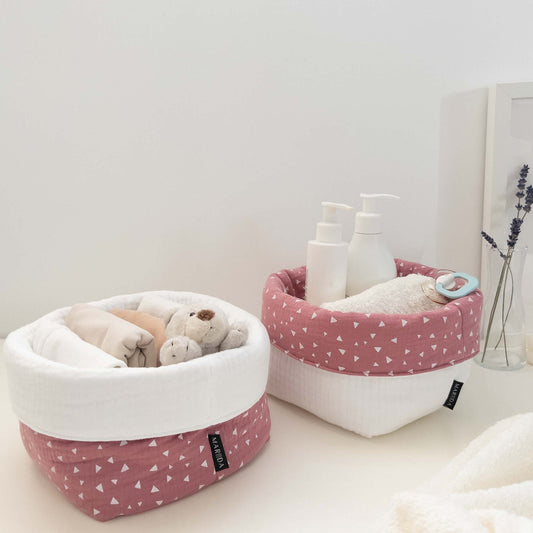ORGANIZER MEDIUM - Pink flakes