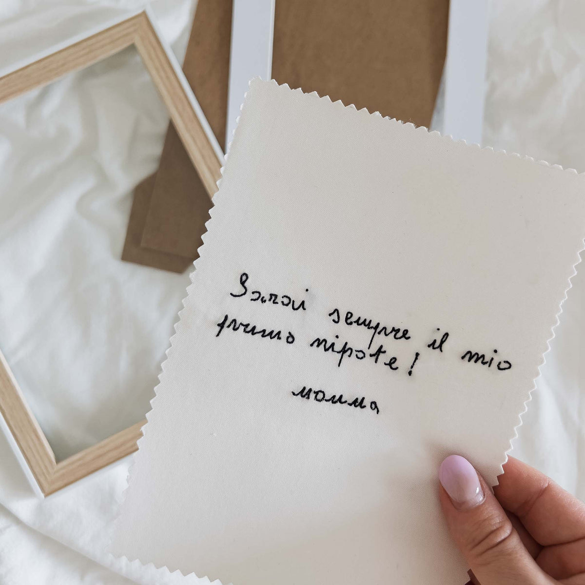 QUADRETTO - Ricama la tua calligrafia