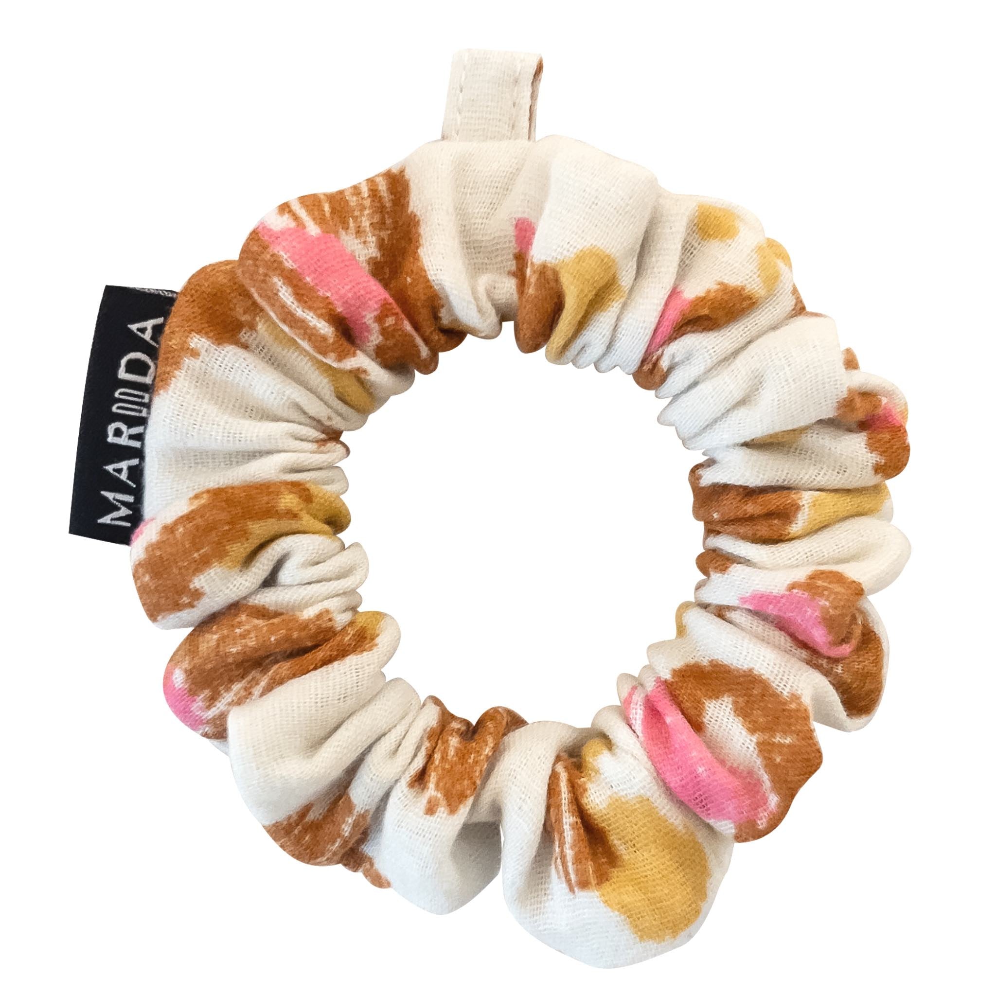 SCRUNCHIE M - Pink Leo