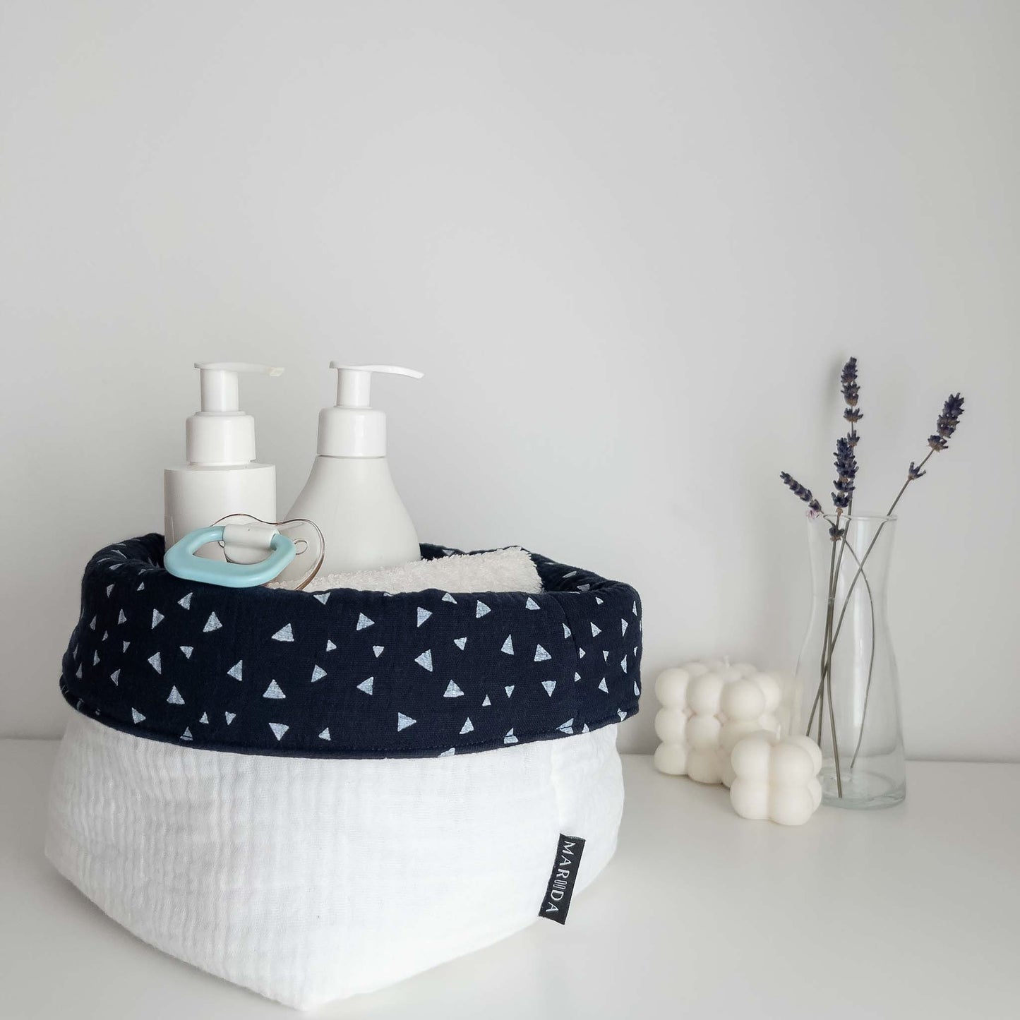 ORGANIZER MEDIUM - Blue flakes