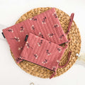 SET POCHETTE M + L - Tulipa Rose