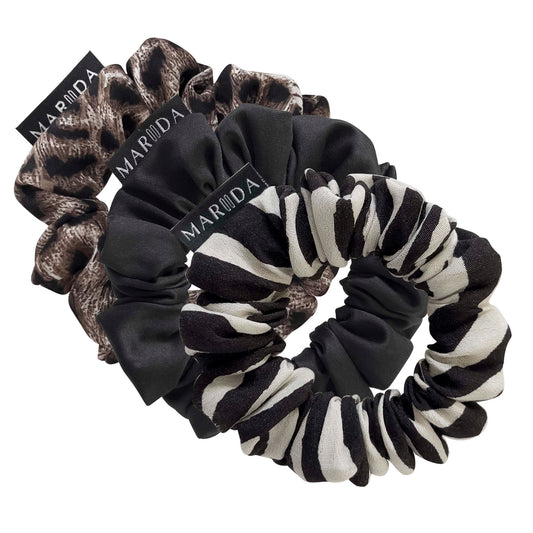 SET SCRUNCHIES MIDI - Safari