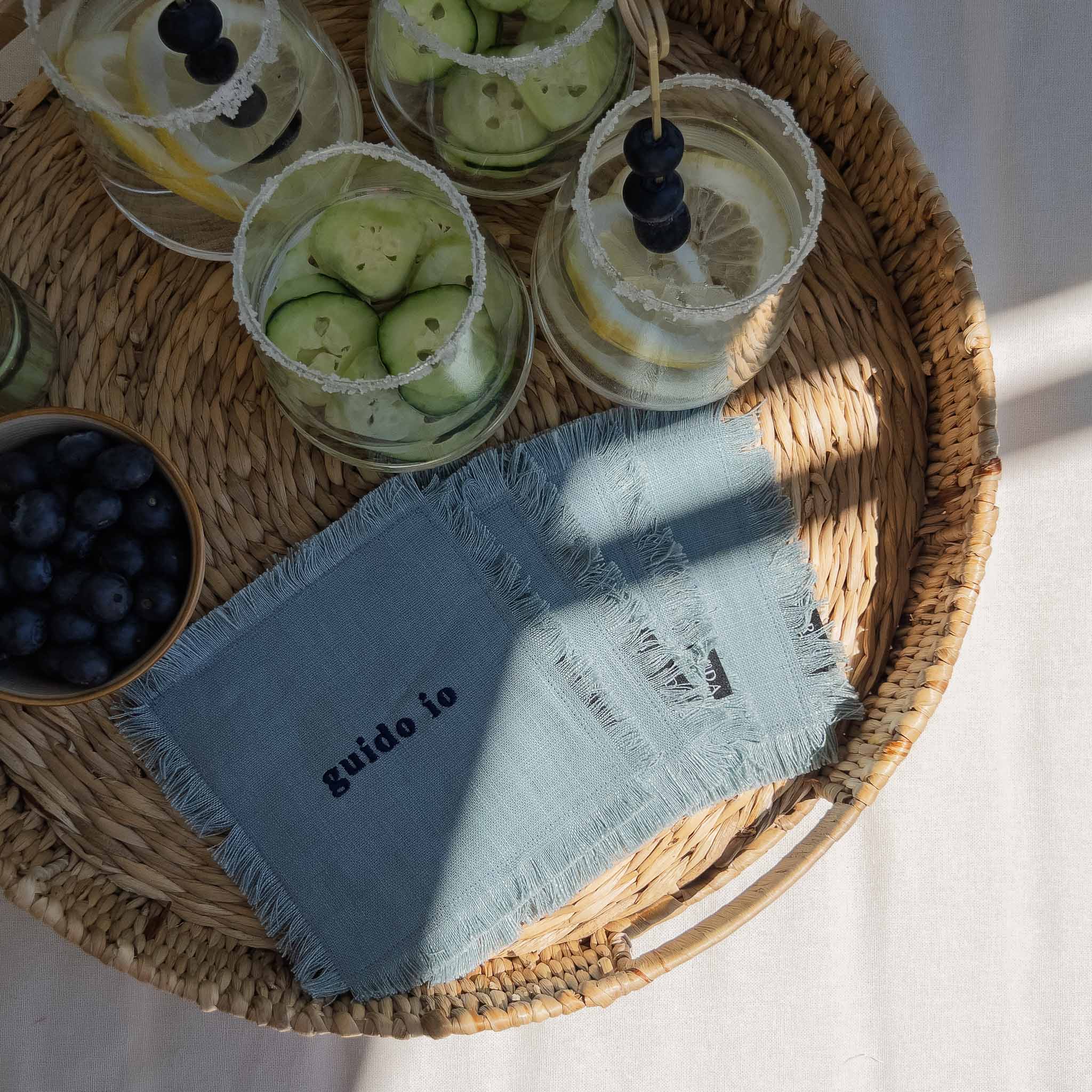 TOVAGLIOLI DA COCKTAIL "ALCOL FREE" - Set da 4
