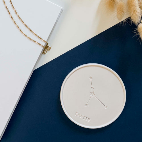 PIATTINO ZODIACO - Natural white