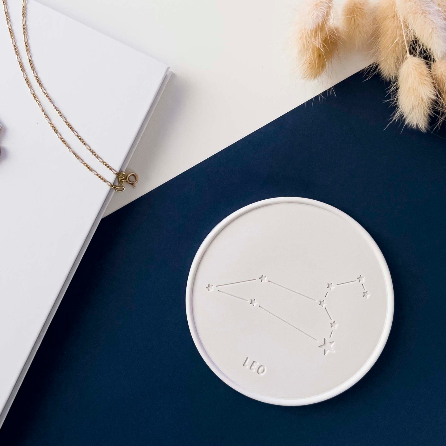 PIATTINO ZODIACO - Natural white
