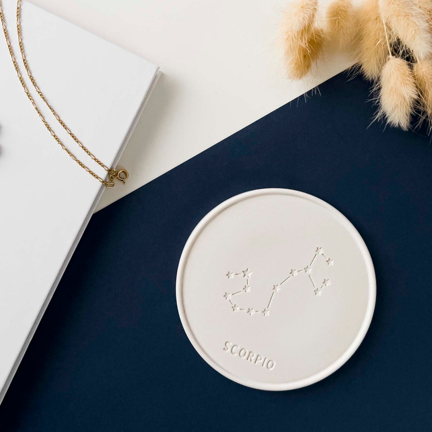 PIATTINO ZODIACO - Natural white