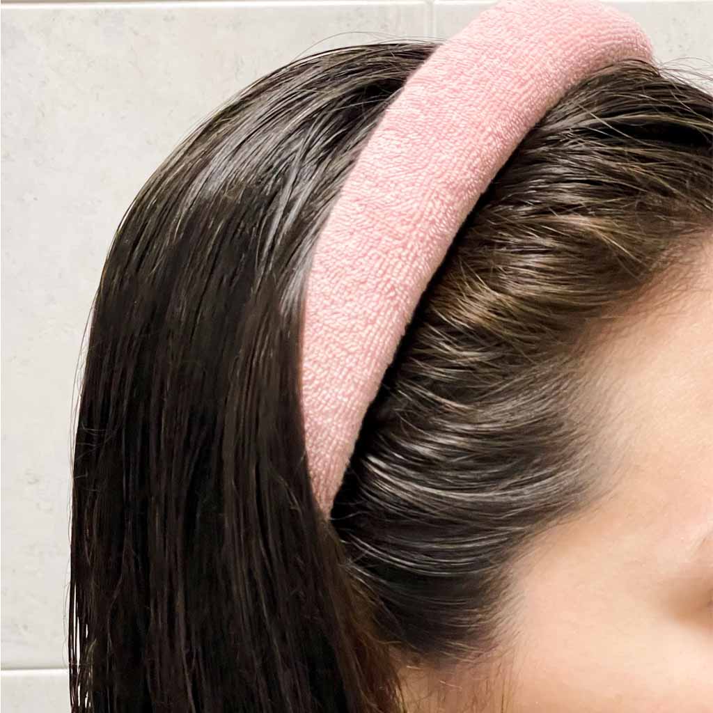 CERCHIETTO IN SPUGNA - Candy Pink