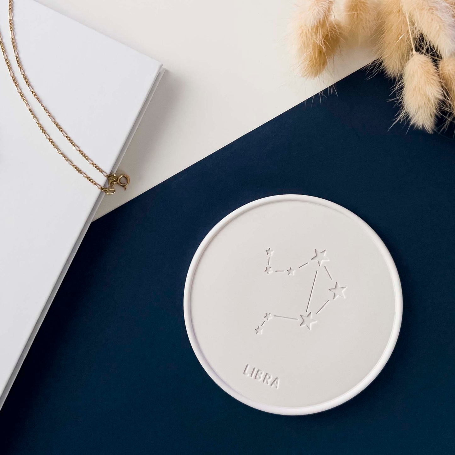 PIATTINO ZODIACO - Natural white