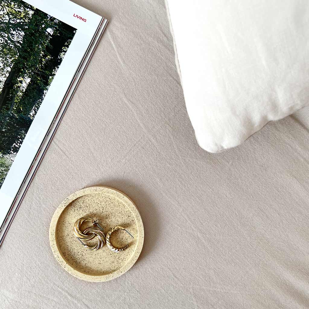 SVUOTATASCHE TONDO - Brushing Beige