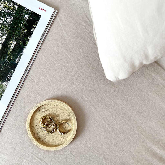 SVUOTATASCHE TONDO - Brushing Beige