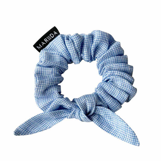 SCRUNCHIE MIDI CON FIOCCO STACCABILE - Micro pied de poule