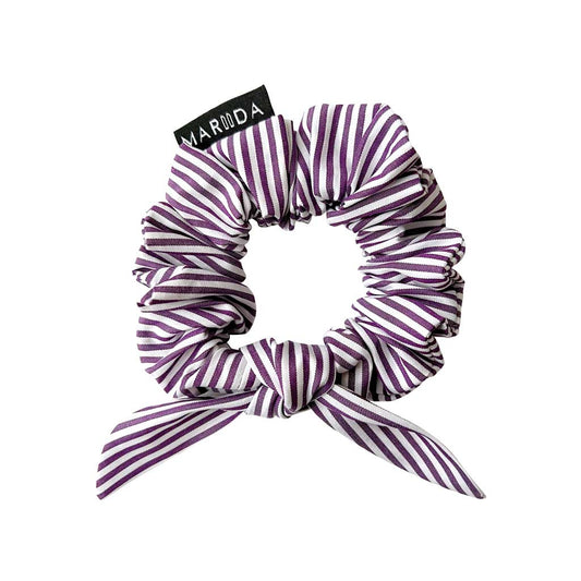 SCRUNCHIE MIDI CON FIOCCO STACCABILE - Micro purple