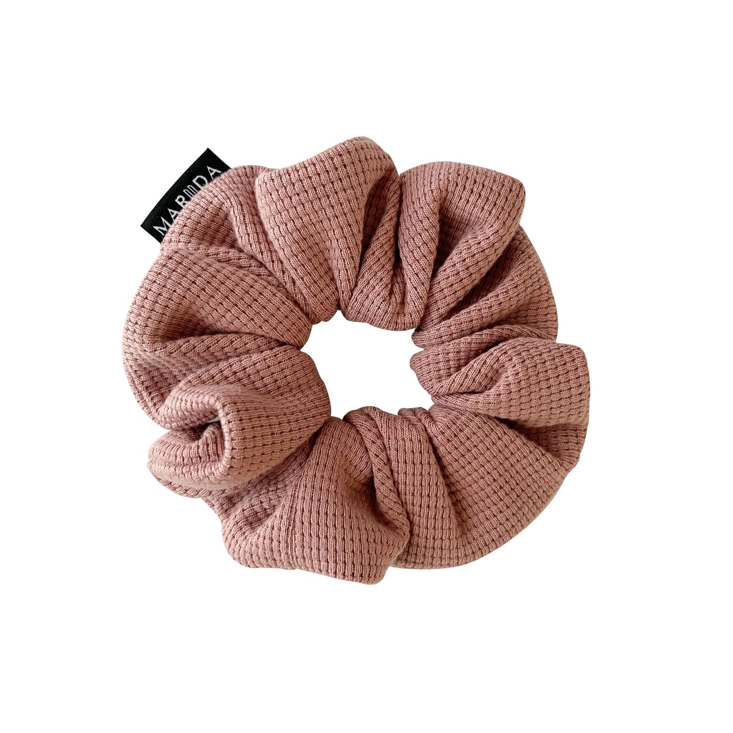 scrunchie large in tessuto riciclato rosa antico